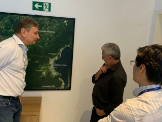 Tamoios recebe visita de prefeito e vereadores de Jambeiro