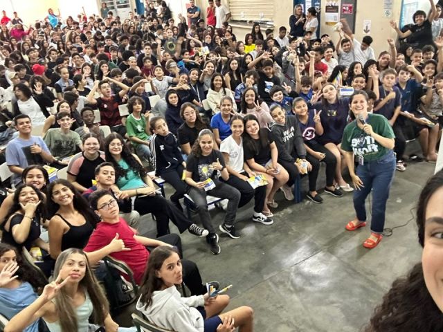 Tamoios apresenta o Free Flow para mais de 400 alunos de Caraguatatuba