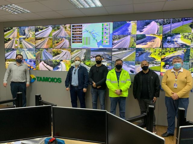 Representantes do grupo CCR visitam unidades operacionais da Concessionária Tamoios
