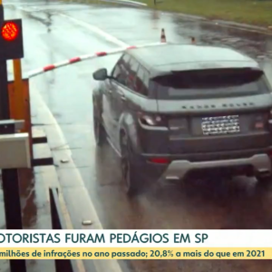 Jornal Hoje: SP tem 2,9 milhões de evasões em pedágios de rodovias concedidas à iniciativa privada