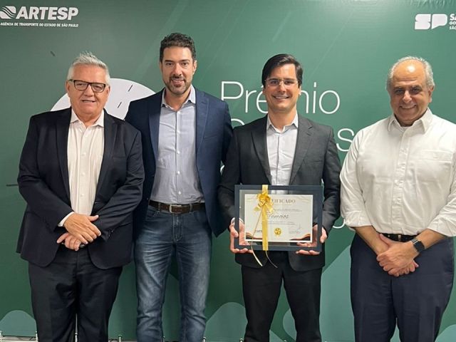 Tamoios vence Prêmio Concessionária do Ano na categoria de serviços operacionais