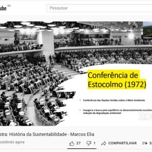 Concessionária Tamoios realiza palestra sobre história da sustentabilidade na Univap