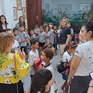 Alunos de escolas de Paraibuna visitam CRAS pelo Projeto Tamoios & Univap de Educação Ambiental