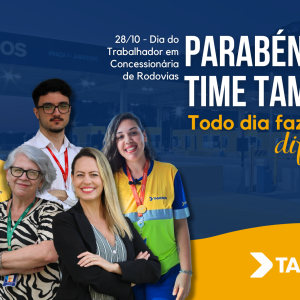 Tamoios parabeniza todos os colaboradores de concessão de rodovias