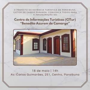 Convite para a Inauguração do Centro de Informações Turísticas (CITur)