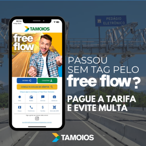 Tamoios reforça importância do pagamento da tarifa Free Flow – Pedágio Eletrônico
