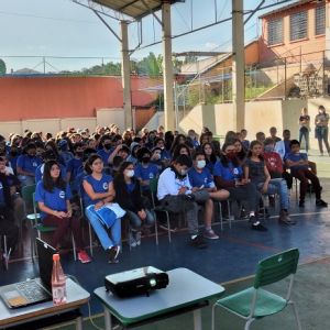 Tamoios faz palestra de Segurança Viária na EE Cerqueira César, em Paraibuna