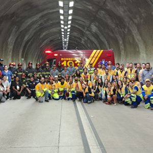 Tamoios realiza simulado de acidente no Contorno Norte