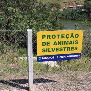 Tamoios recebe novas cerca de proteção de animais
