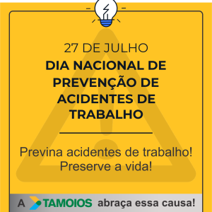 Concessionária Tamoios celebra o Dia Nacional de Prevenção de Acidentes do Trabalho