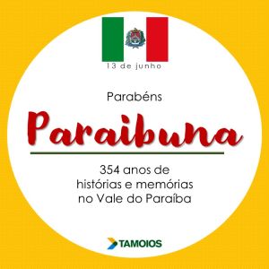 13 de junho: aniversário de Paraibuna